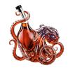 Octopus-Shaped Glass Decanter, 3D Artistic Borosilicate Bottle for Whiskey Wine Soda, 350ml Decorative Liquid Bottle, Unique Bar Decor Gift for