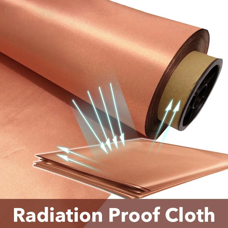 Tessuto Faraday 200cm Anti-radiazioni Tessuto Conduttivo di Rame Schermo Protezione EMF/EMI Materiale Bloccante Scudi RFID/RF Segnali