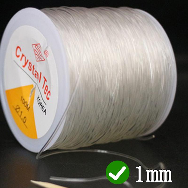 200m Strong Elastic Crystal Beading Thread Cord Jewelry Making Necklace Bracelet DIY Beads Transparent String Stretchable Thread