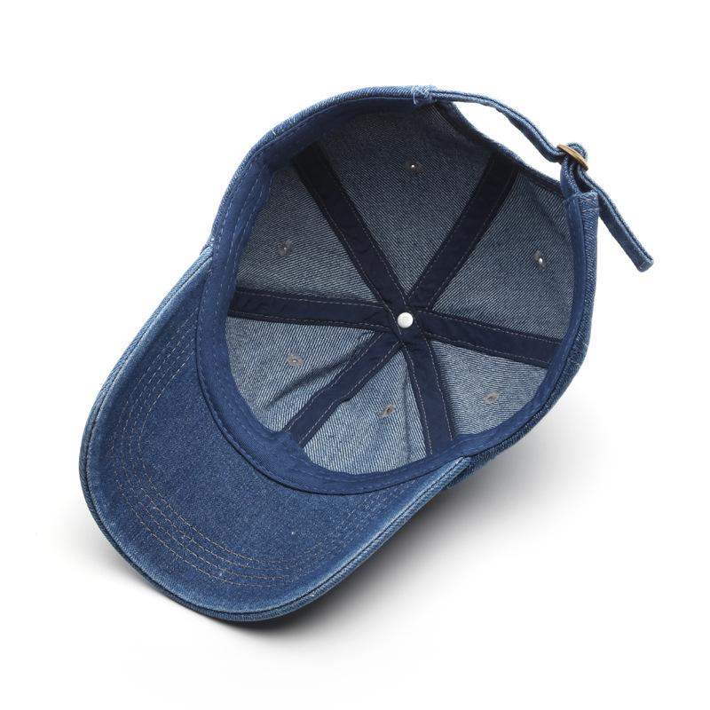 Fashion Trend Washed Towel Embroidery C Baseball Cap Outdoor Leisure Sunscreen Shade Cap