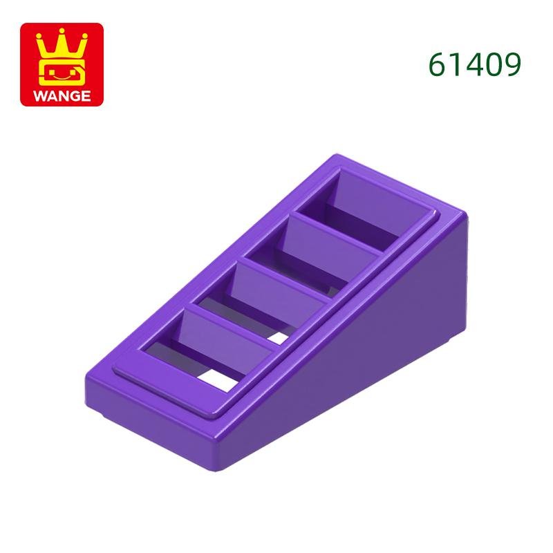 Non-Toxic 331Pcs/Lot 61409 Slope 18 2X1X2/3 With 4 Slots Block Moc Color Accessories Compatible With Brick Diy Children Toy Assembly