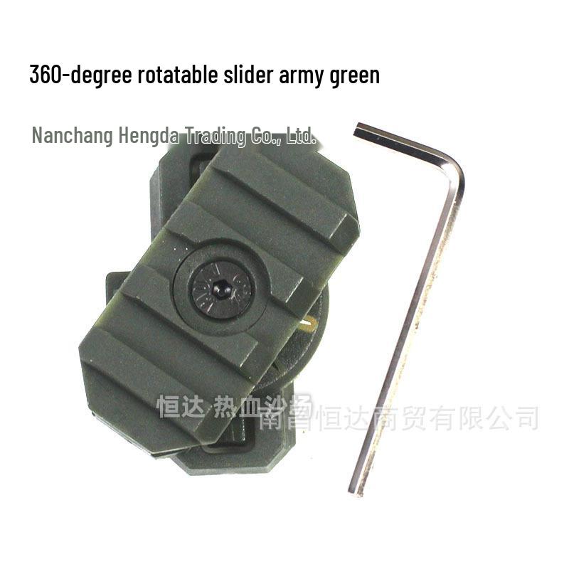 FAST Tactical Helmet Rail with 360° Rotating 20mm Picatinny Nylon Bracket