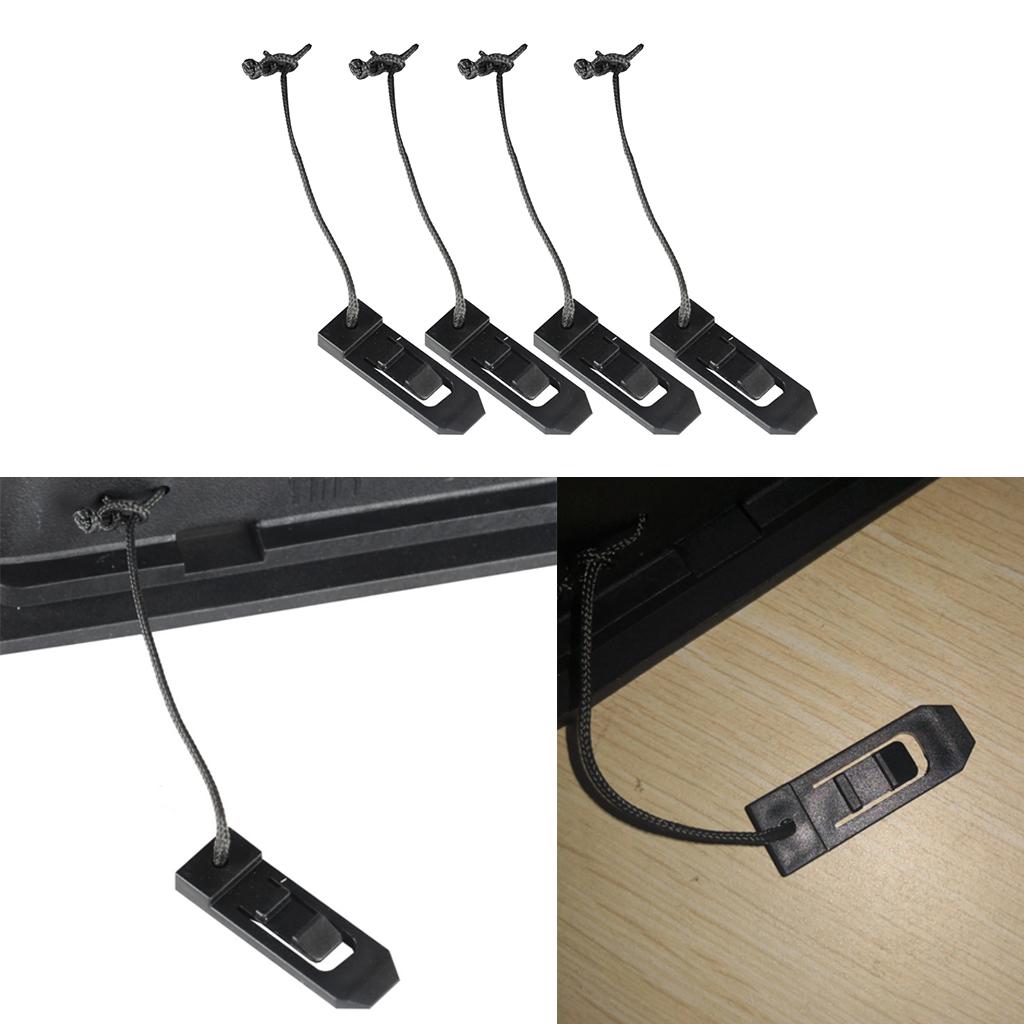 4 Piece Plastic Locking Fin Buckle Watersports Parts