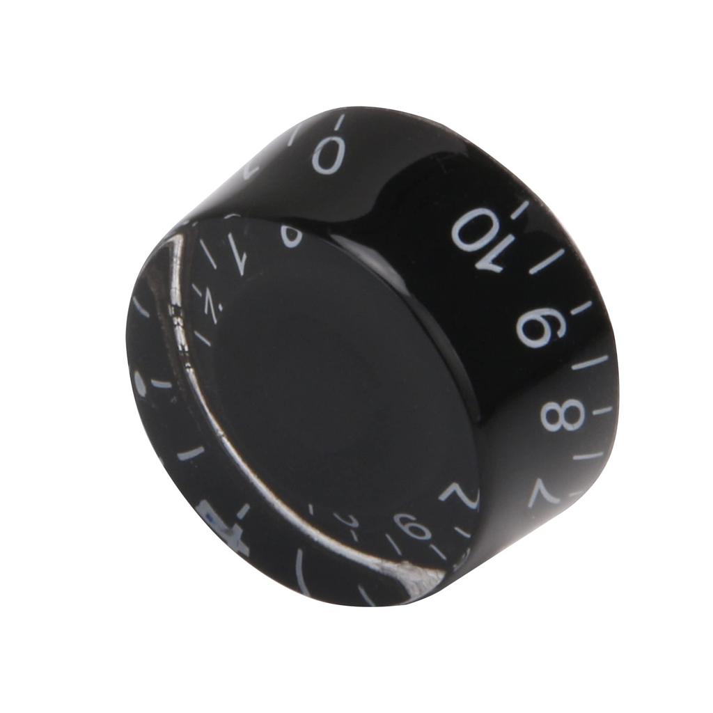 Bstinay Set Speed Control Knobs Knobs Plastic 4-Piece Volume/Tone Black/White
