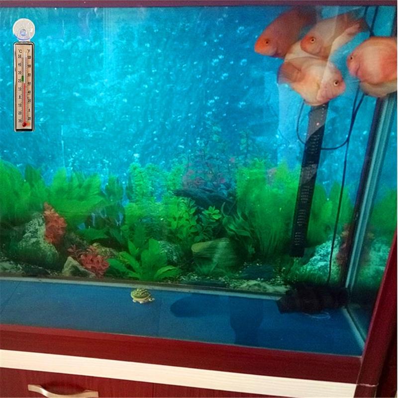Liquid-In-Glass Aquarium Thermometer for Aquarium FishTank Accurate Floating Laboratory Thermometer
