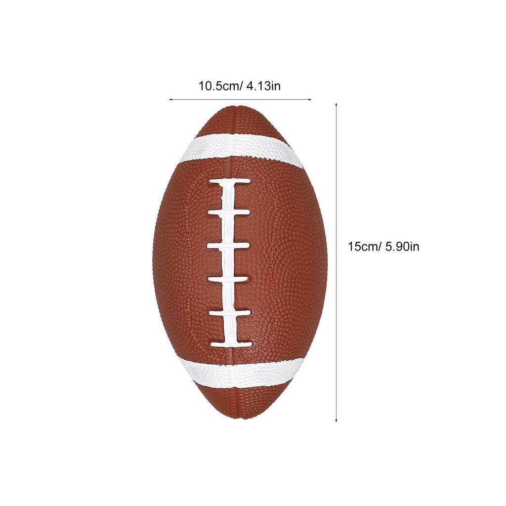 2Pcs Children Rugby Ball Design Kids Training Ball Enhance Athletic Ability Improve Distance Accuracy Home School Play