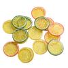 Artificial Lemon Slices Plastic Fake Lemon Slices High-Quality Material