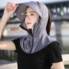 Women's Ice Silk Sun Hat with Face Mask