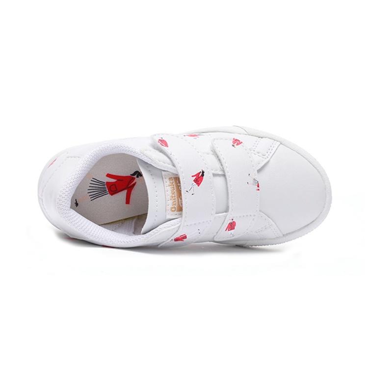 Onitsuka Tiger LawnShip Low top Kids' Skateboarding Shoes Heather White Children Aged 3 7 Years Old 1184A072-100