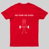 No Pain No Gain Geeky T-Shirt
