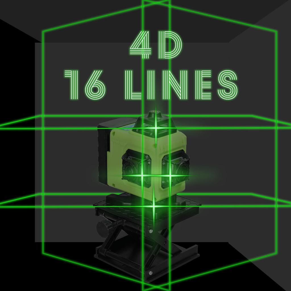 Multifunctional 16 Lines Laser Level 3 Degrees  Self-leveling Function Leveling Tool Omnidirectional Ground