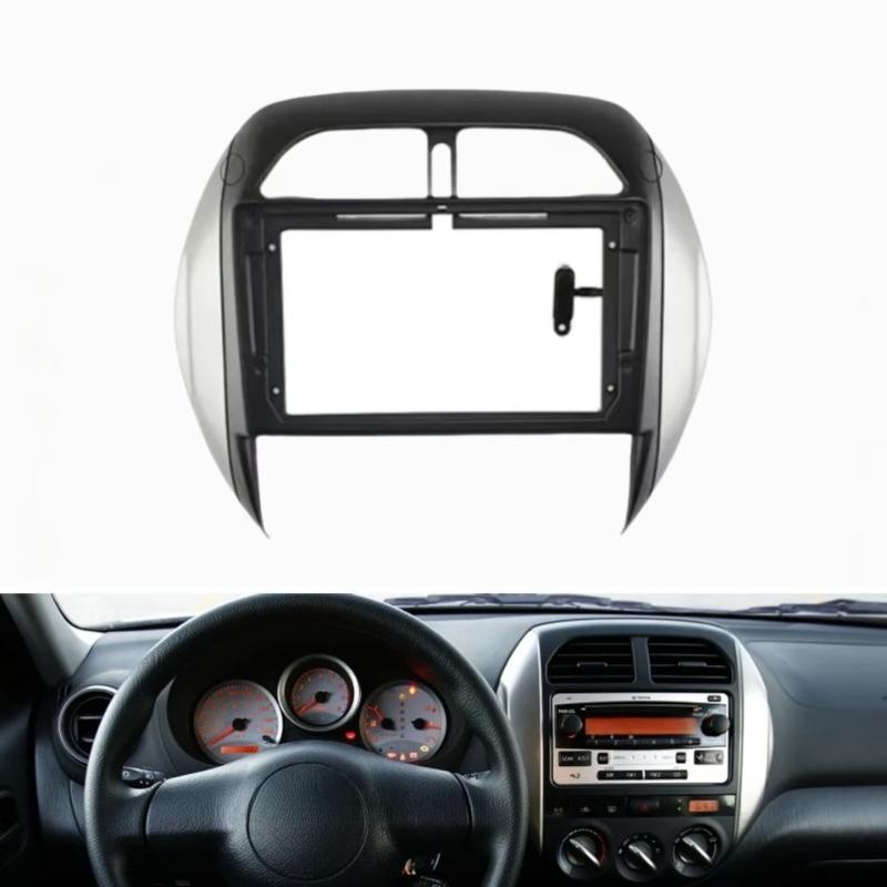 9 Inch Car Frame Fascia Adapter Android Dash Fitting Panel Kit Fit For Toyota RAV4 2003-2005 Car Frame