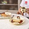 SHUNXIANG Pokemon 4pcs Tableware Set Anime Cartoon Pikachu Afternoon Tea Cup& Saucer Ceramic Coffee Cup Dessert Plate Fork Gift