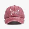 Casual Mayhem Death Metal Baseball Caps fashion Vintage Washed Denim Hat for Unisex Women Distressed Denim Snapback Hats