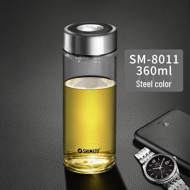 Clear Glass Straight Drinking Cup
