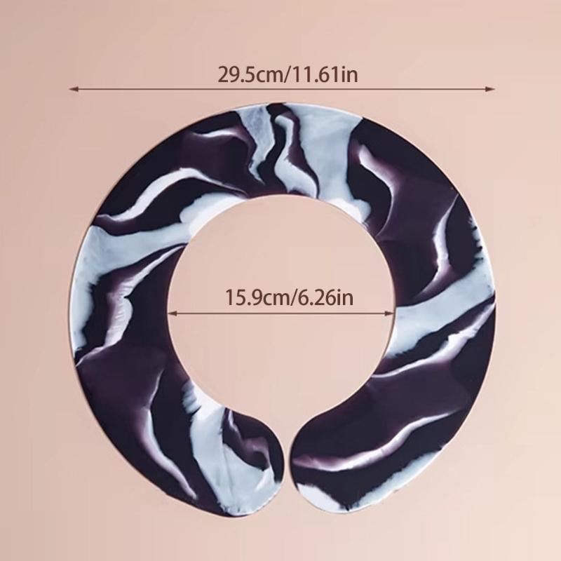 Hair Dyes Collar,Salon Hairdressing Hair Cutting Cape,Professional Hair Coloring Cape Silicone Neck Shield Neck Wrap