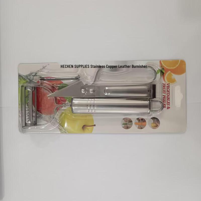 Wutuo Stainless Steel 3-Piece Double-Head Peeler Set