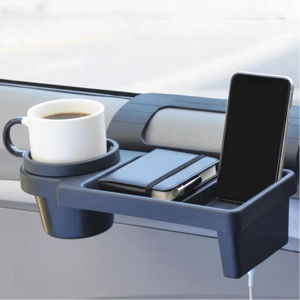 Black Car Door Cup Holder Large Capacity Key Organizer Portable Door Side Phone Rack  Car Interior