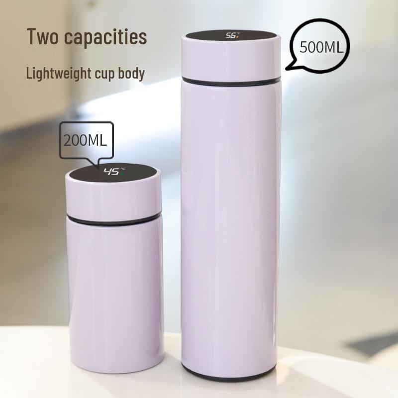 Smart Display Pocket-Sized Stainless Steel Insulated Bottle for Students