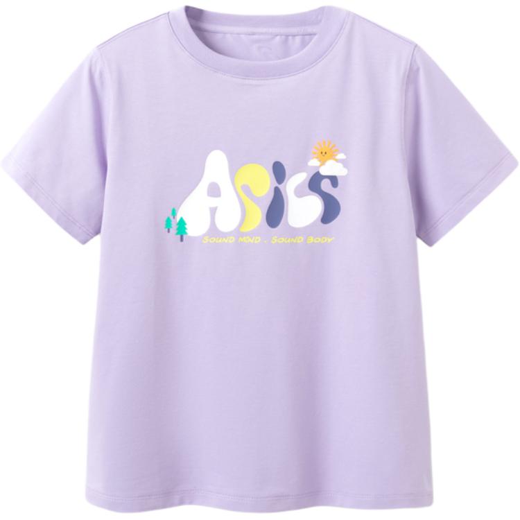 Детские футболки ASICS с круглым вырезом, средняя посадка, 332241173084 120