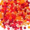 4mm/6mm Briolette Glass Beads Jewelry Making Faceted Rondelle Colorful Crystal Spacer Loose Beads for Bracelet Necklace DIY