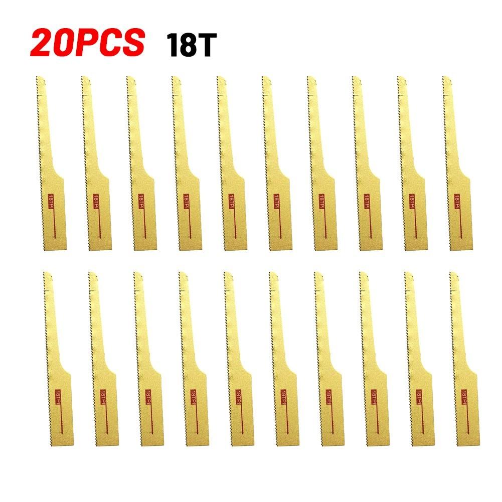 

20 шт. Сабельные пневматические пилы по металлу Лезвия для резки Отрезной инструмент 18T/20pcs