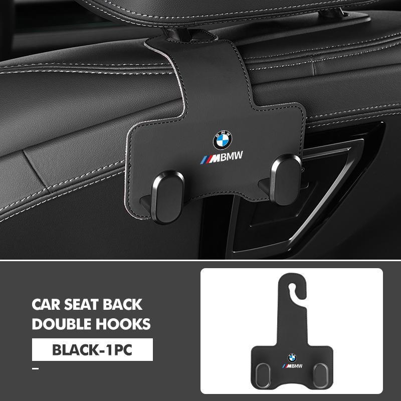 

For BMW Car Headrest Hook Leather Rear Seat Hanging Dual Hook Storage X3 X5 M5 M3 E46 E90 E60 F10 E39 F30 E36 G30 E87 E70