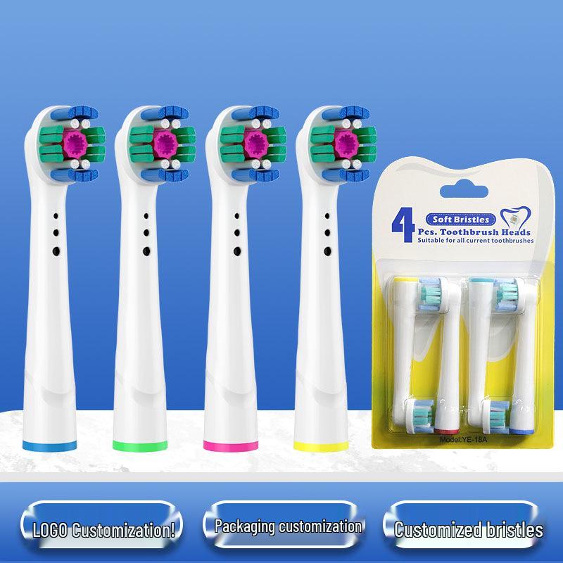 Oral-B Compatible iO Electric Toothbrush Replacement Heads - Soft Bristles, Round Head