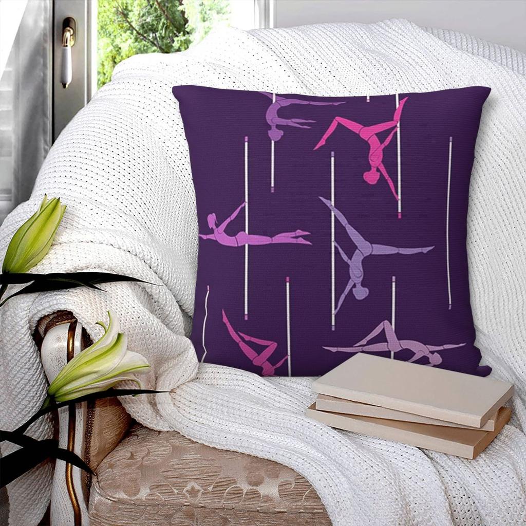 Pole Dance Square Pillowcase Pillow Cover Polyester Cushion Zip Decorative Comfort Throw Pillow for Home Sofa