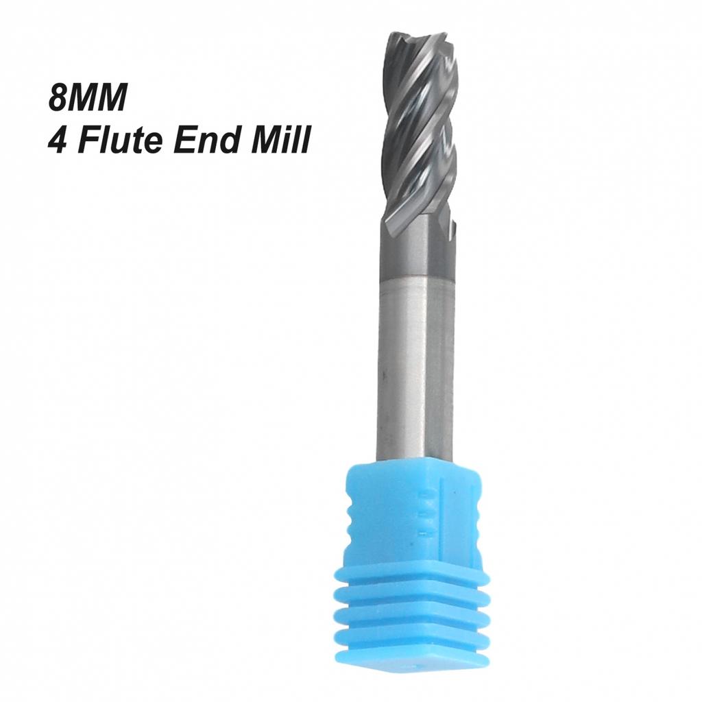 1 Stück 1MM-15MM Wolframkarbid 4 Schneiden HSS Schaftfräser Nutfräser Neu