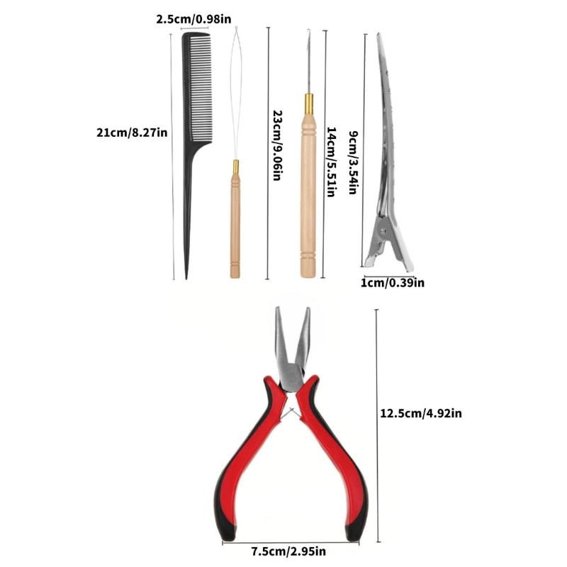 Synthetic Hair Extension Kit Glitter Hair Strands With Secure Clips Natural Shine PET For Long Lasting Wear