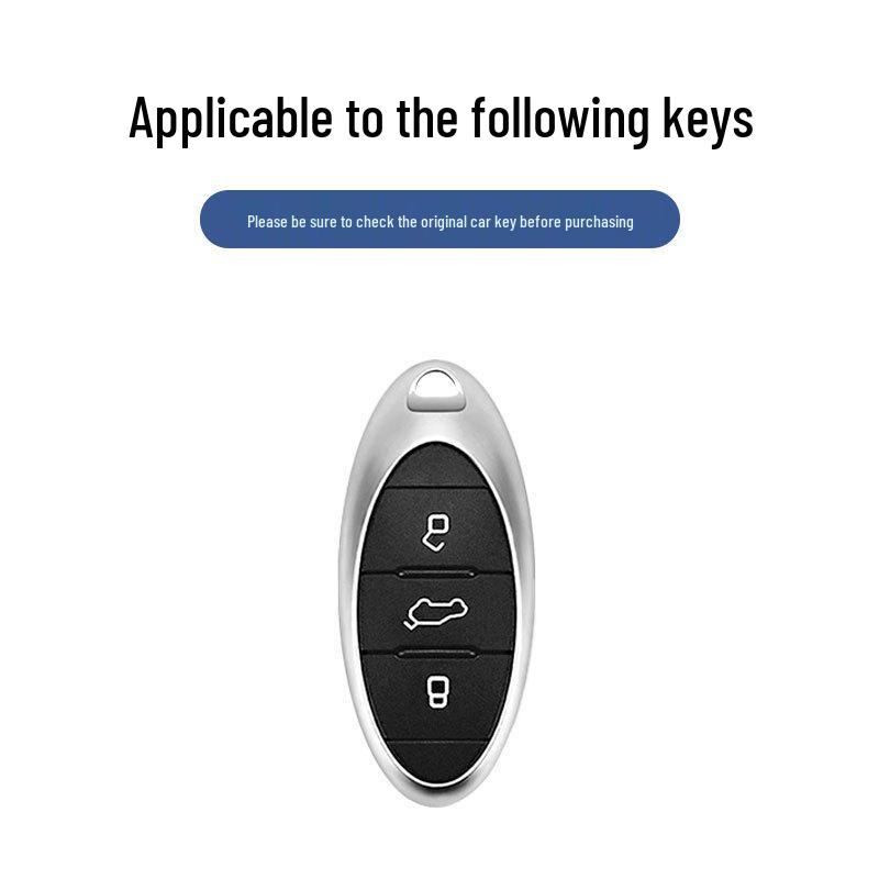 Compatible 2023 Bestune Key Case T55/T99/B70/B70S with Buckle Lock Bag and Keychain