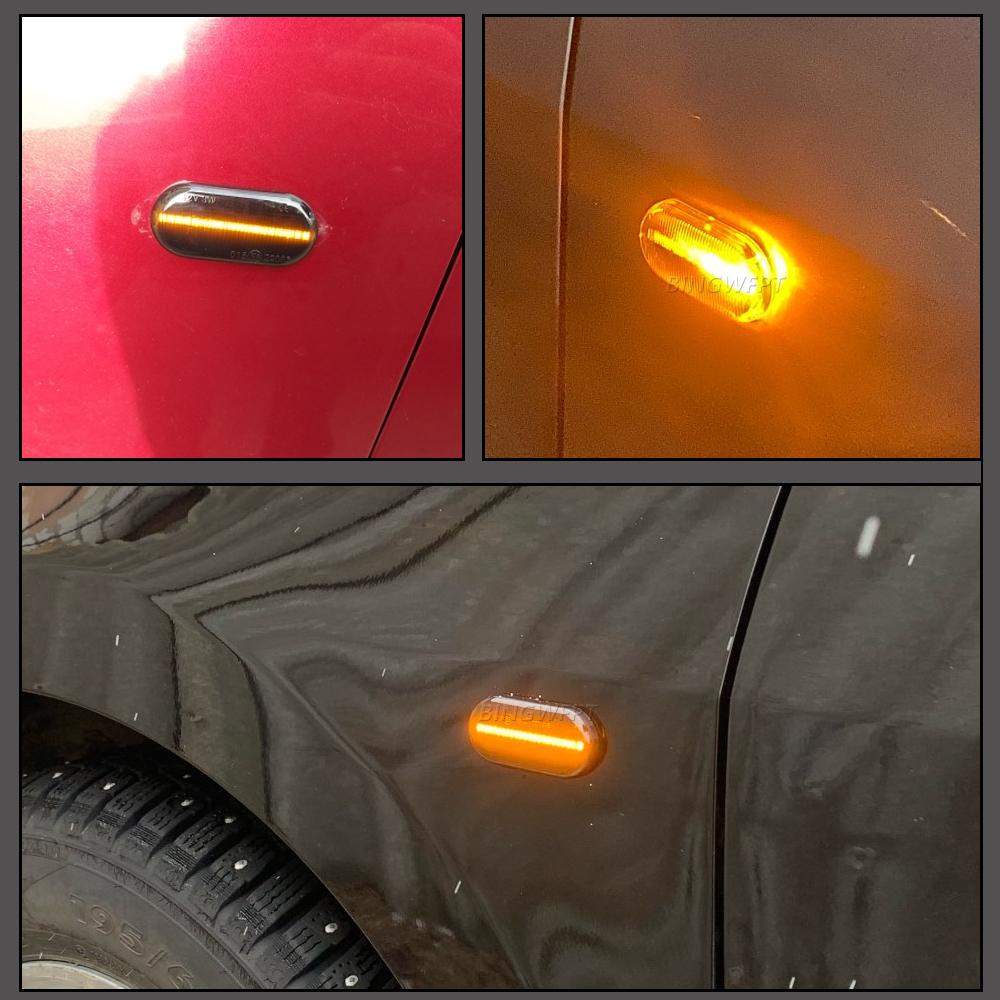Car-styling Turn Signal Light For Nissan Tiida C11 Note E11 Micra K12 NP300 Navara D40 Qashqai J10 Side Repeater Lamp