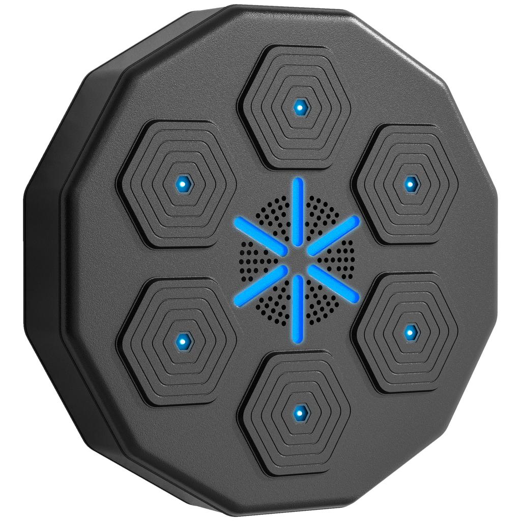 Music Boxing Machine with Bluetooth Connection and LED Light Smart, Wall Mounted for Punching Beat Boxing Training