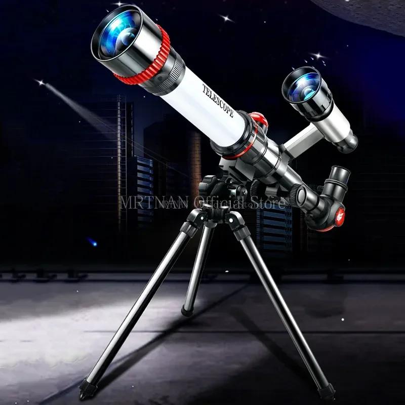 Children Monocular Telescope Astronomical Telescope Stargazing Monocular with Tripod Use for Science Experiment