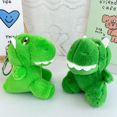 Cute Sleepy Dinosaur Creative Doll School Bag Pendant Girl Heart Doll Car Pendant Plush Keychain