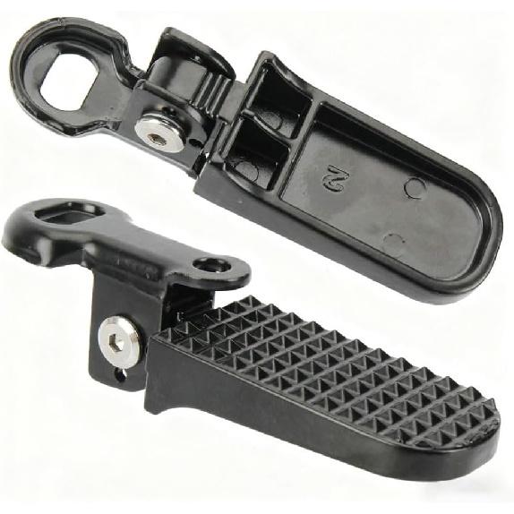 Elcykel passagerarfotpinnar Kompatibel Ridstar Q20 Lectric Xp4 Jetson Bolt Pro Wallke H9 AWD Hurley Big Swell Rad Power, Aluminiumlegering Halkfri Passagerare