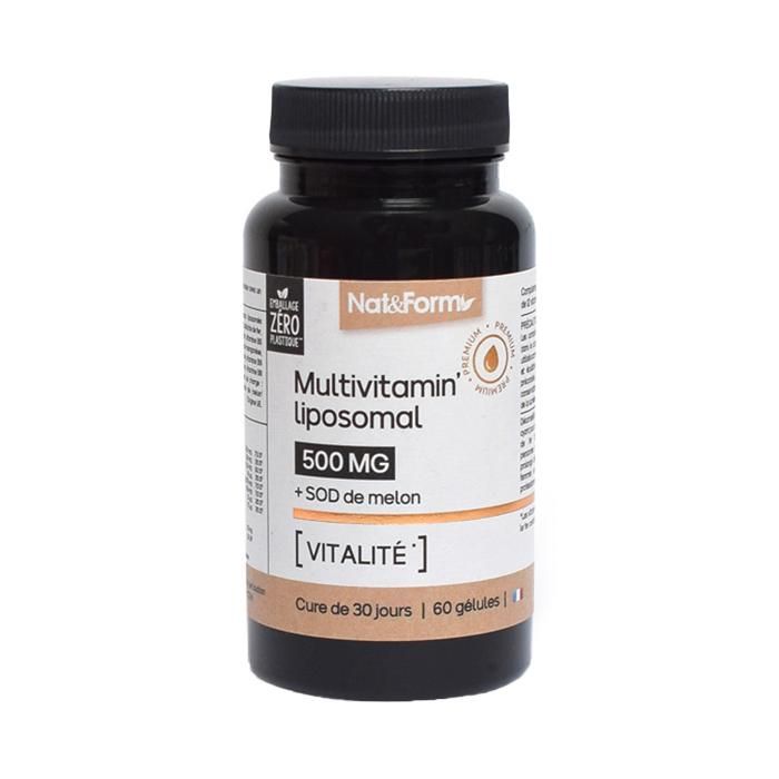 Multivitamin' Liposomal 60 Gelules Vegetale Nat&form