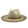 European and American fashion new spray paint gradual change color jazz hat men and women woolen top hat