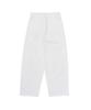 CARGOBROS FOR WOMAN Curved Stitch Bio Cotton Pants (Ivory)