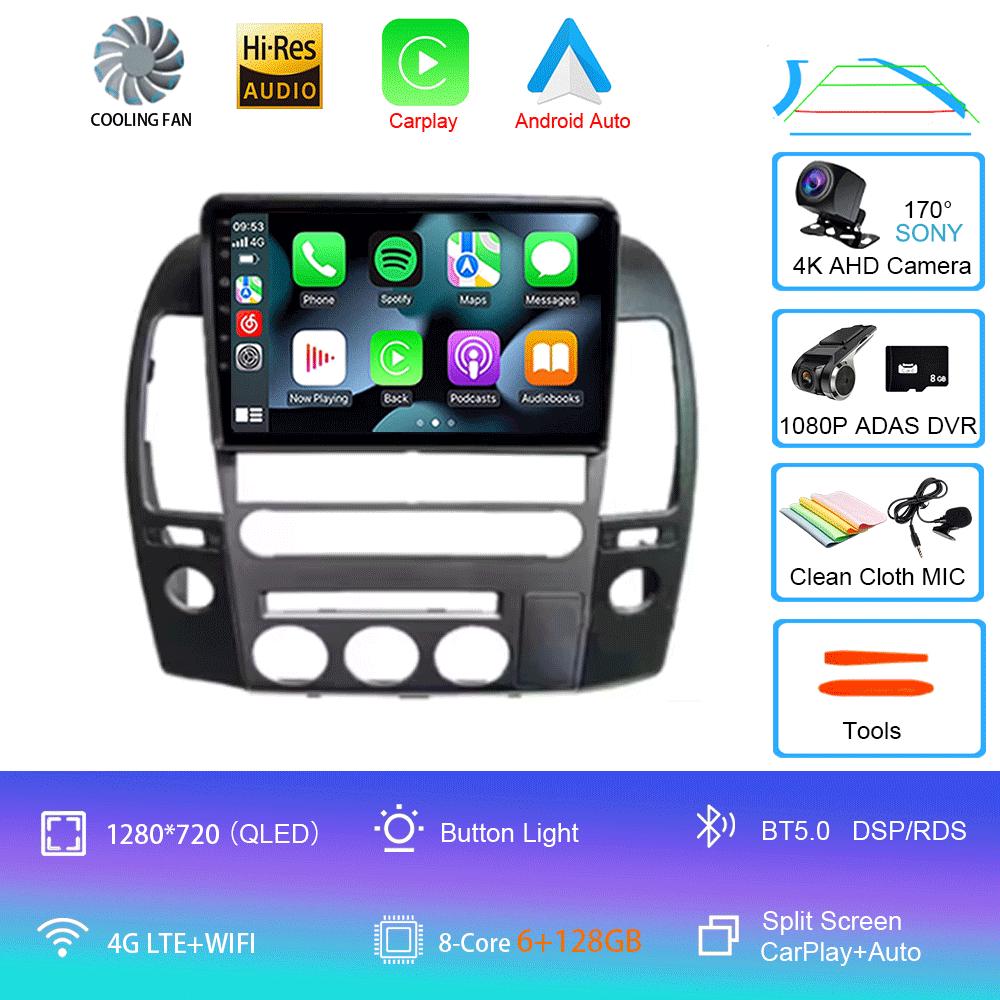 Android 14 for Nissan Pathfinder 2004 2005 2006 -2014 GPS Navigation Car Video Multimedia Player Head Unit Host No 2din DVD