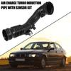 Intercooler Turbocharger-Air Pipe with Map Sensor for X6 F01 F07 F13 X6 13717609811 13717588268 Air Intake Booster-Hose