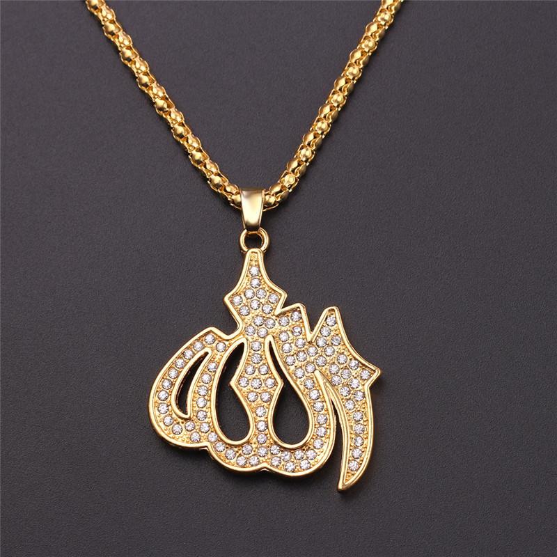 European and American Hip-hop Jewelry Rhinestone Jewelry Pendant Necklace Men's Clothing Old Money Style