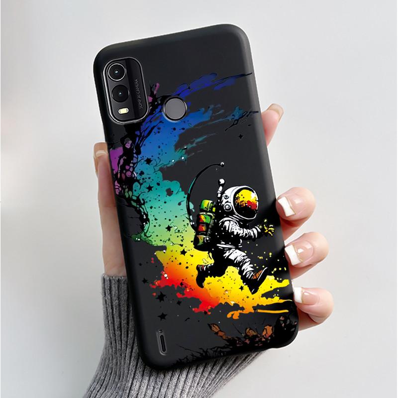Per Nokia G11+ G11 G21 Custodia Coppia Moda Farfalle Fiori Nero Morbido Silicone TPU Cover Posteriore per Telefono Nokia G11 Plus
