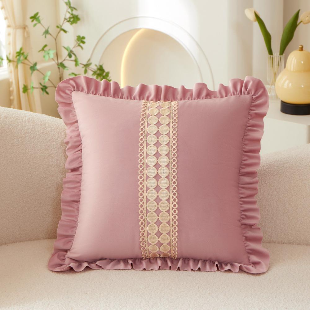 

Velvet Stitching Large Pillow Leg Cushion Soft Bag Bed Pillow 45X45cm pillow cover