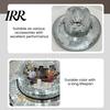Durable Disco Hat Western Cowboy for Men Women, Sparkly Silver Stage Mirror Music Festivals, Concerts, Party