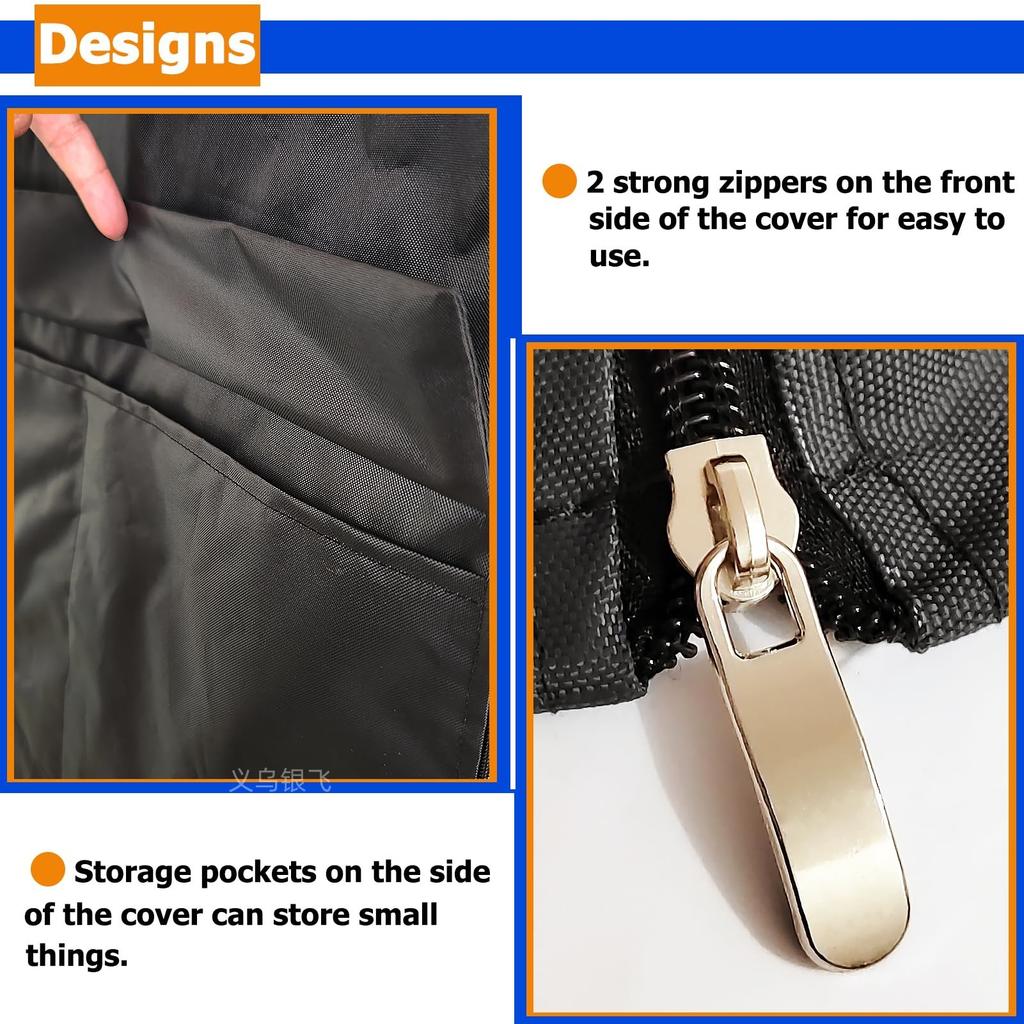 Shelf Cover 420D Oxford Cloth Dustproof Heavy Duty Storage Wire Rack Cover for Office Home Garage Outdoor Indoor Storage