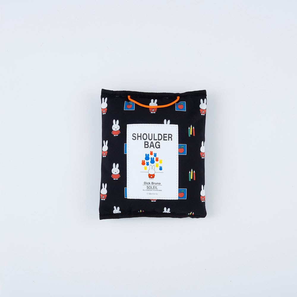 HEMING'S Miffy Soleil Weekend Shoulder Bag, ART-MUSEUM, Black, 4076402. This stylish, crossbody sacoche features a cute, Nordic-inspired rabbit
