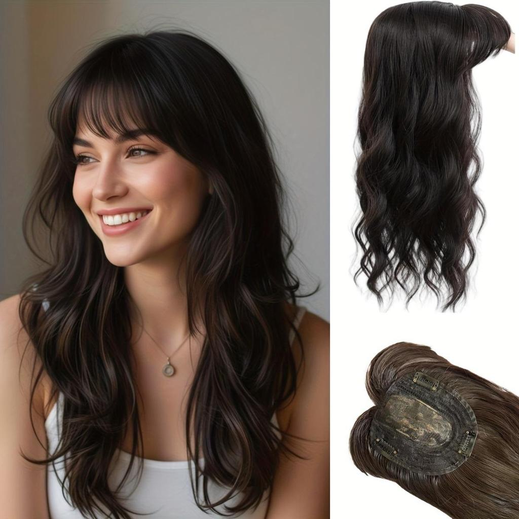 Kostenloser Versand Amerikanischer Stil Ella Beauty Schwarz Gold Farbverlauf Perücke, Lang Gerade mit Haarteil
