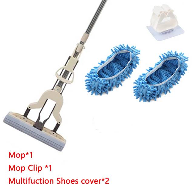 Floor Dust Cleaning Slippers Shoes Cleaning Cloth Lazy Mopping Shoes Home Floor Cleaning Microfiber Cloth Cleaning Shoes